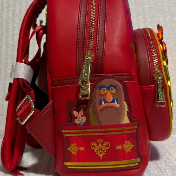 Disney Loungefly The Muppets Group Light-Up Mini Backpack NWT - Picture 5 of 6